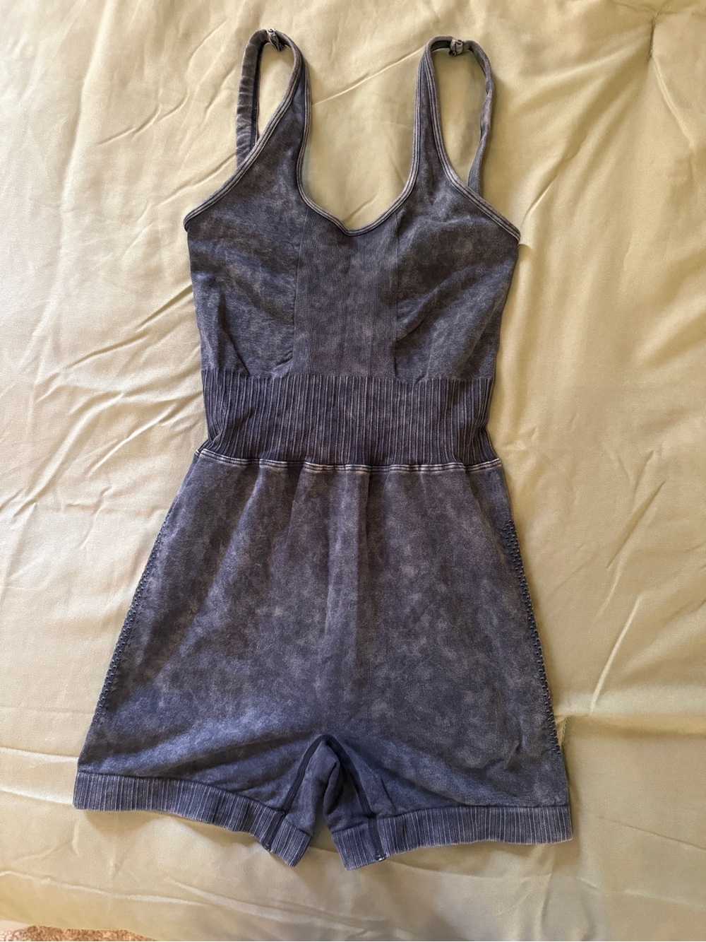 Zenana S/M Acid Wash Romper